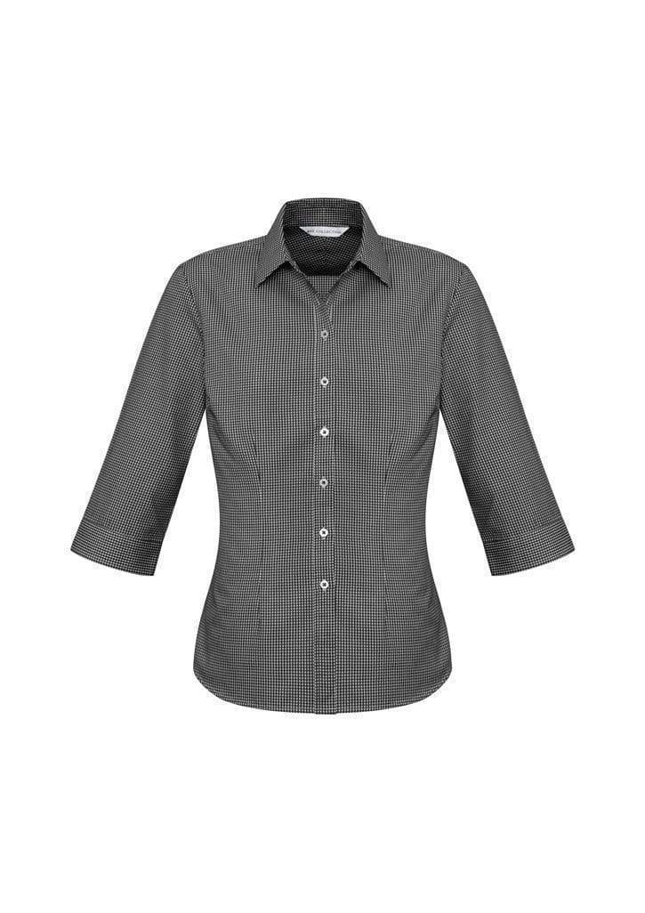 Biz Collection Women’s Ellison 3/4 Sleeve Shirt S716lt Metro Workwear.